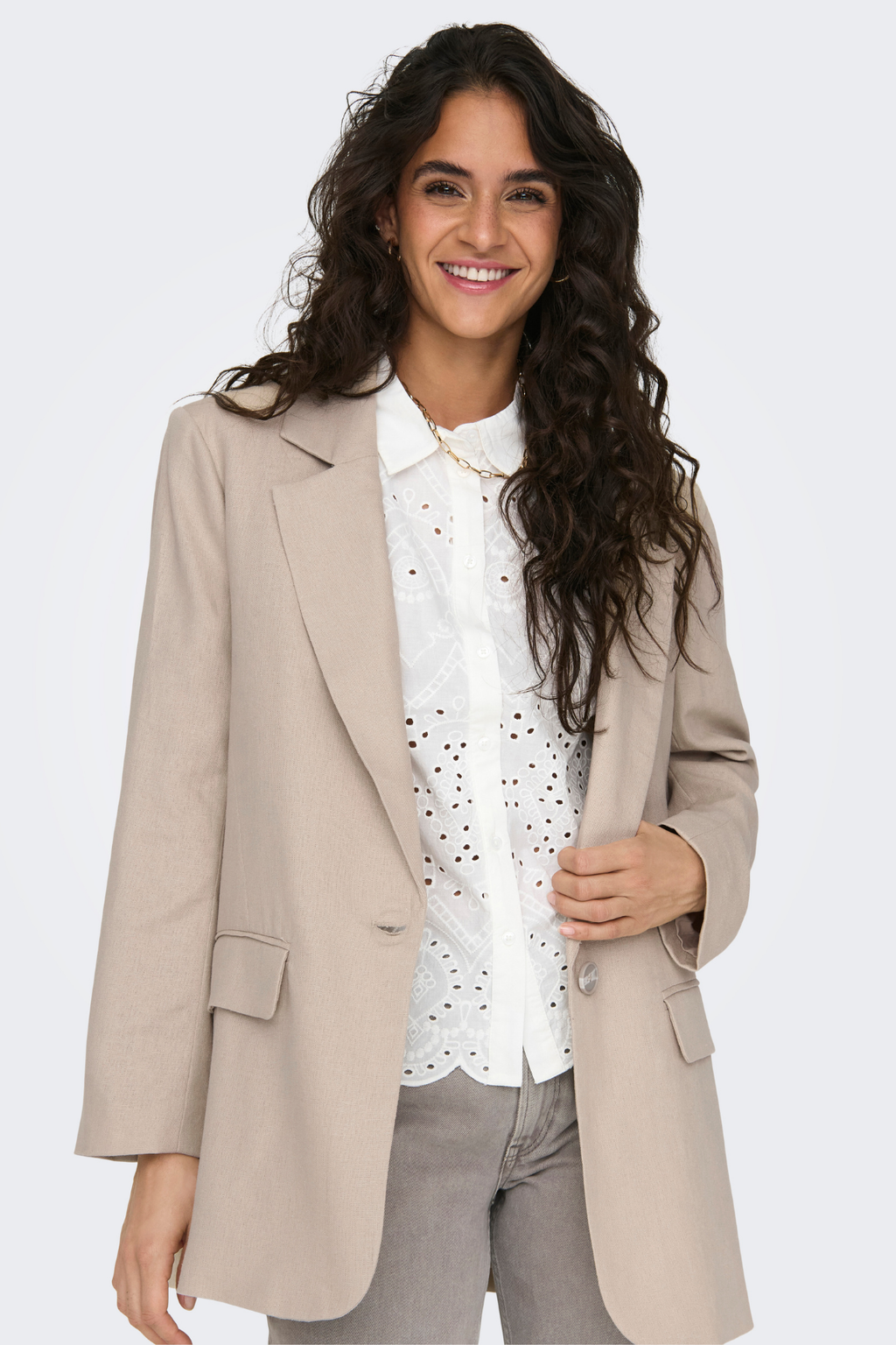 Caro-Lana Blazer - Oxford Tan