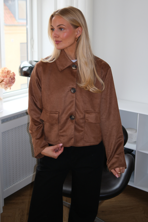 Nelly Short Jacket - Brown