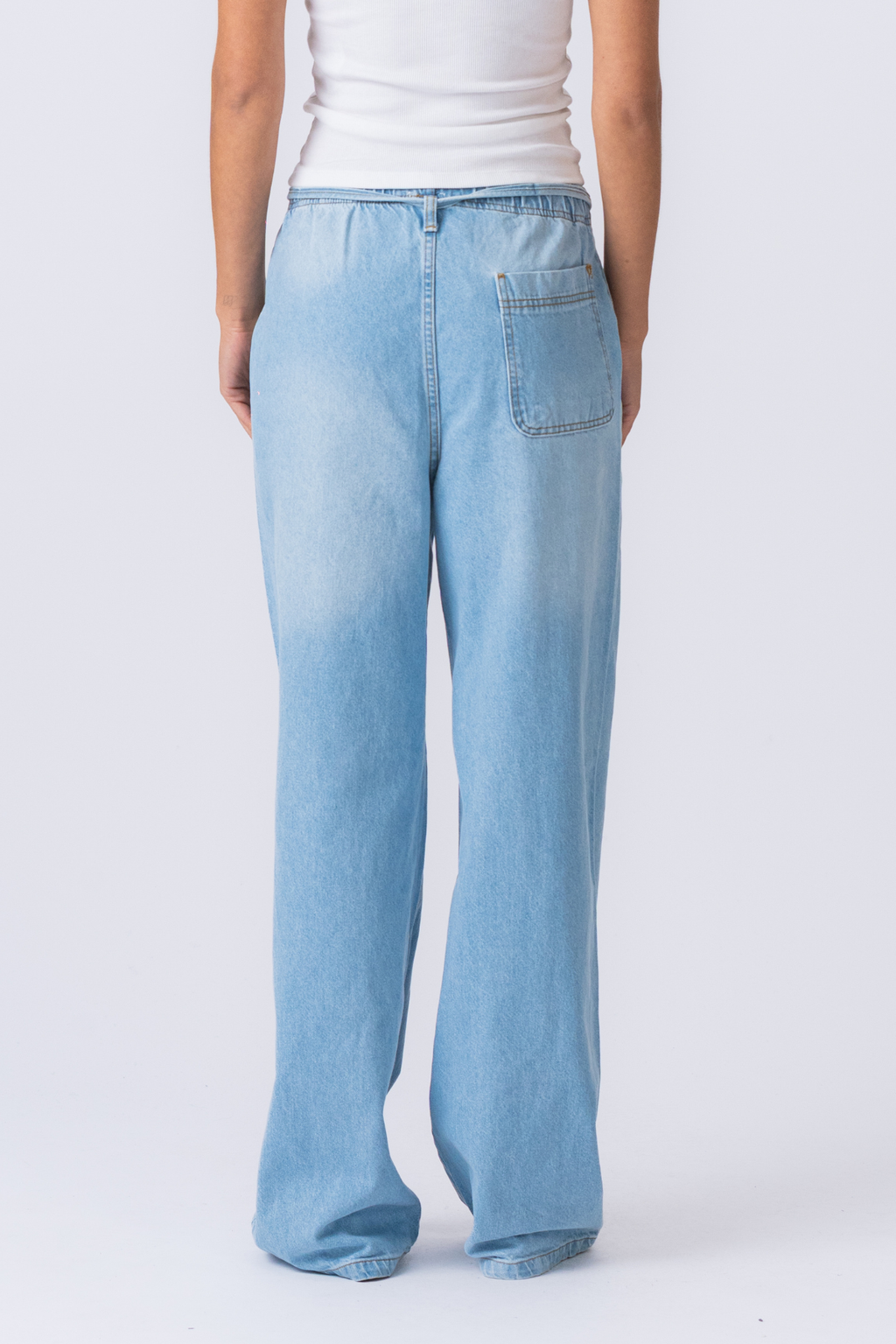 Jeans larghi Nicole - Blu