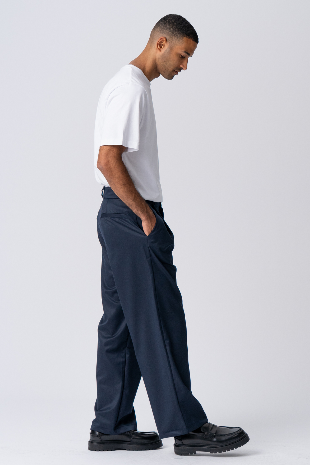 Abito ampio a pieghe Pants - Marina
