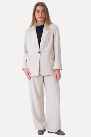 Blazer di grandi dimensioni - beige