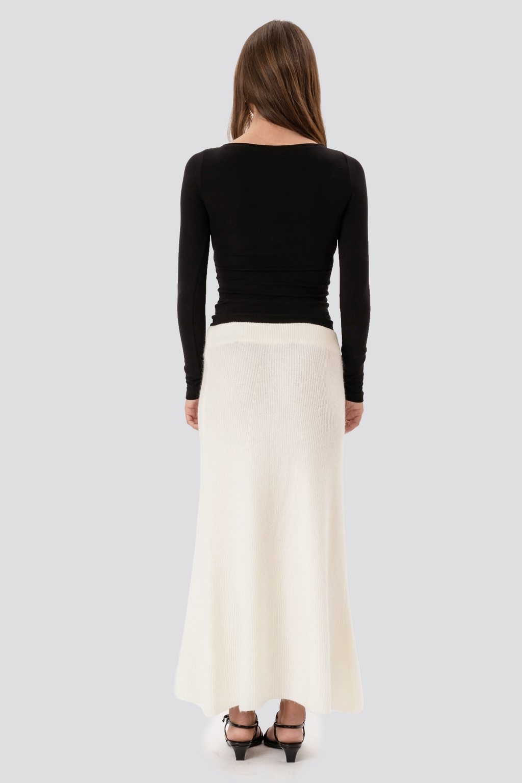 Gonna in maglia Nova - Bianca