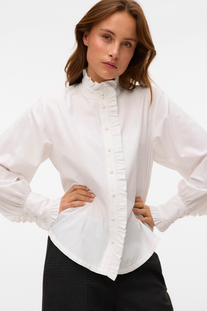 Fanni Ruffel Top - Biancaneve