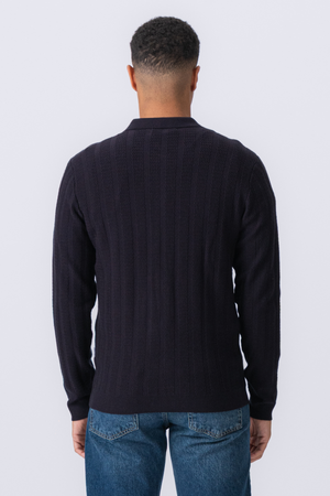 Arthur Knit Cardigan - Dark Navy