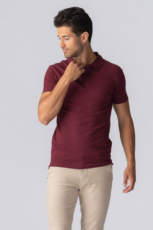 Muscolo Polo Shirt - Borgogna