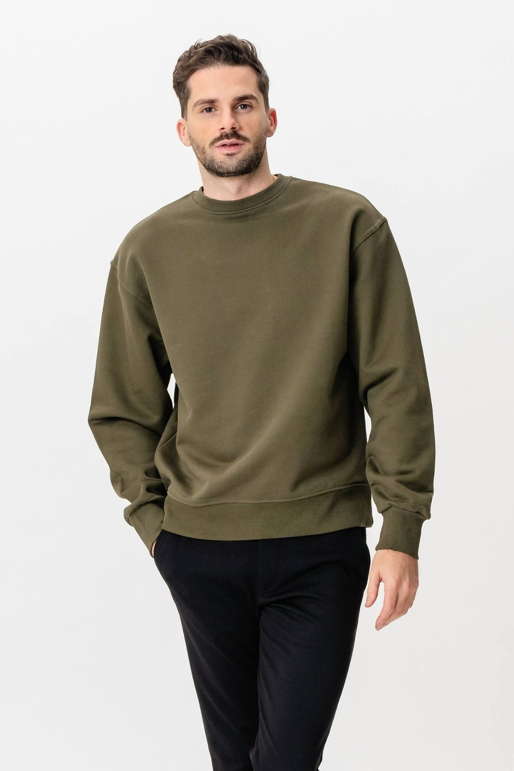 Heavy Crewneck - Army