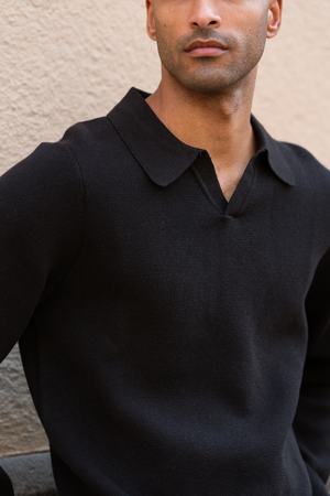 Samuel Polo Knit - Nero