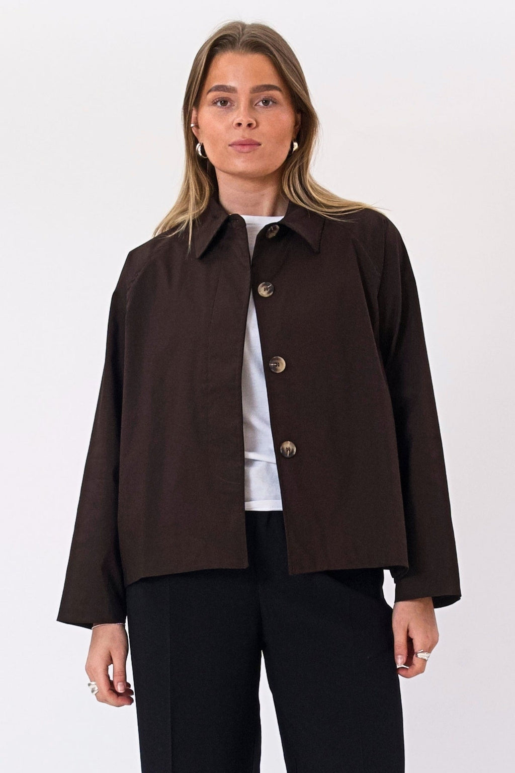 Giacca corta Mavis - Marrone scuro