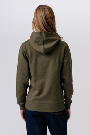 Basic Zip Hoodie - Army