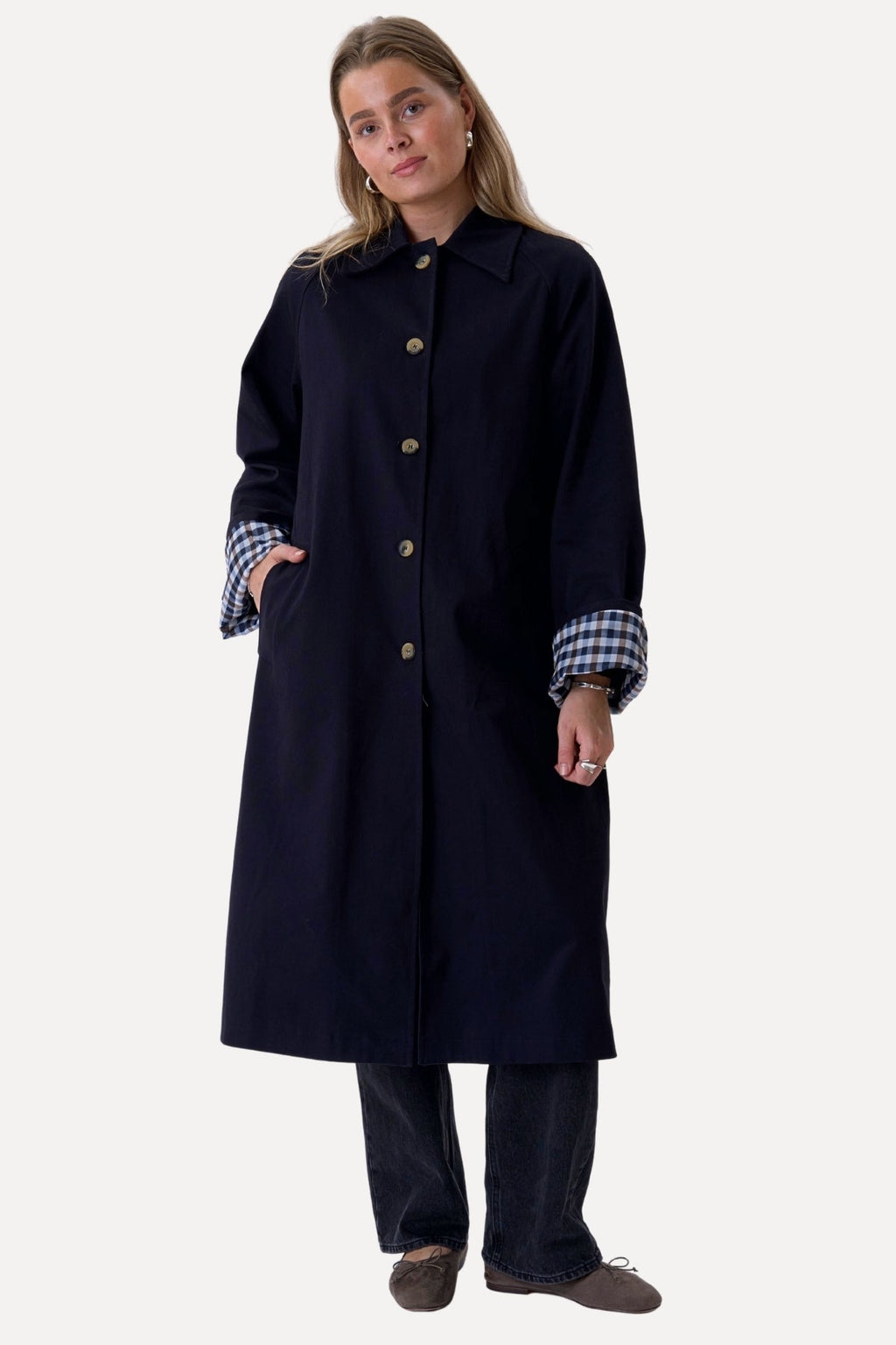 Trench Livia - Blu marino