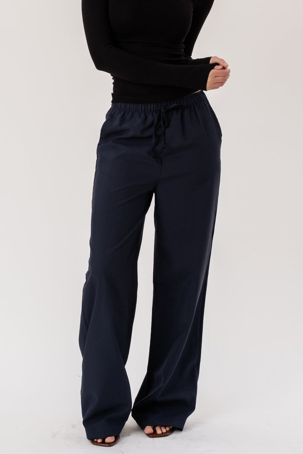 Anastasia Wide Pants - Navy