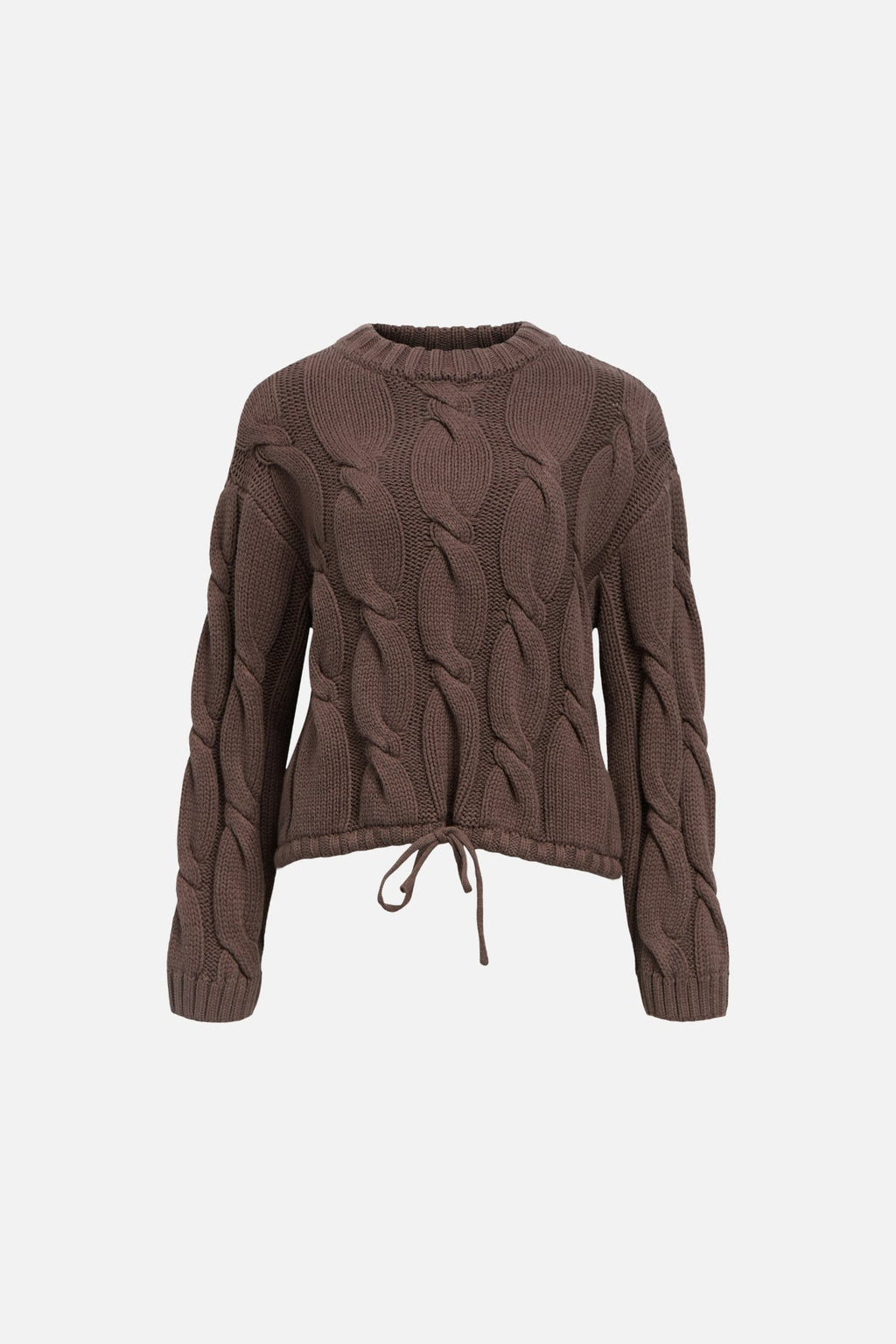 Pullover a maglia baia - Seal Brown