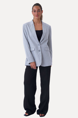 Blazer dalla vestibilità classica - Grigio chiaro