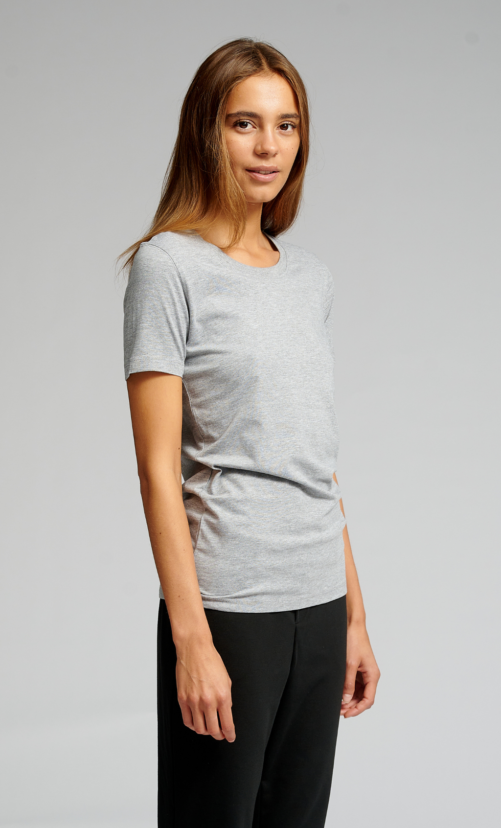 T -shirt aderente - Oxford Gray