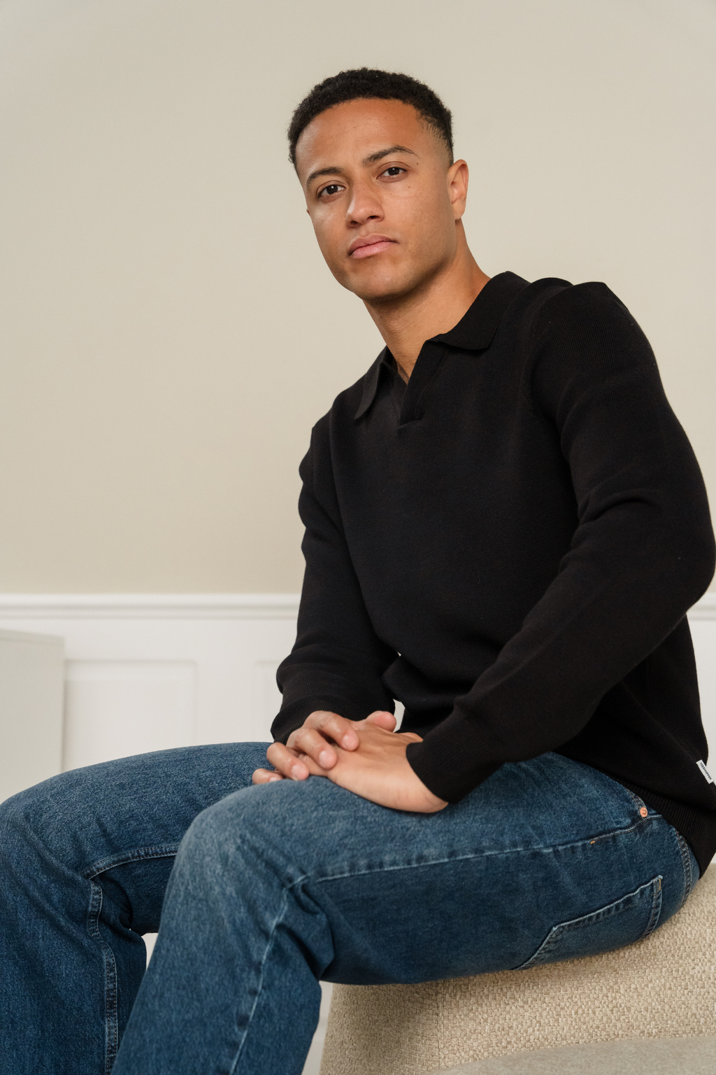 Samuel Polo Knit - Nero