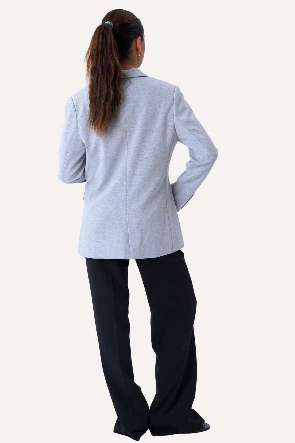 Blazer dalla vestibilità classica - Grigio chiaro
