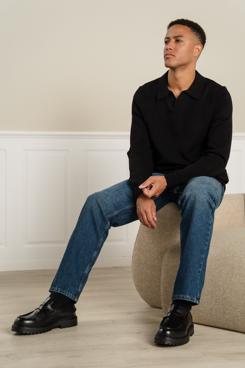 Samuel Polo Knit - Nero