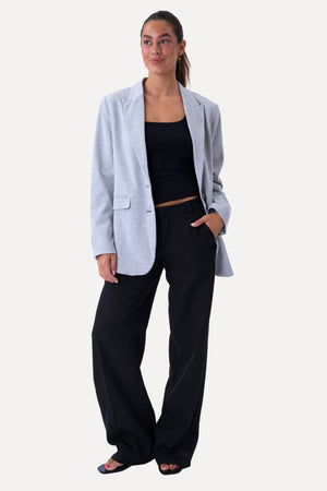 Blazer dalla vestibilità classica - Grigio chiaro