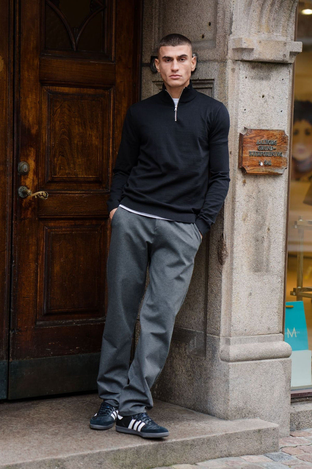 Performance Pants Wide - Grigio melange