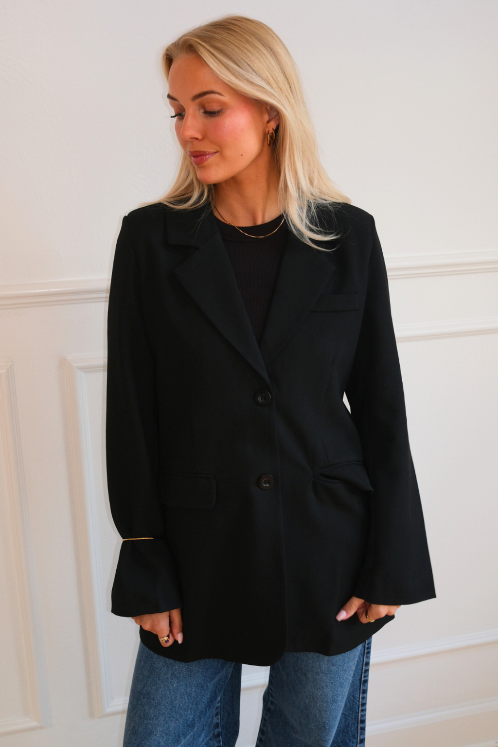 Claire Oversized Blazer - Nero