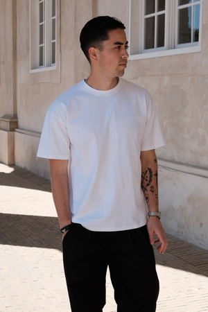 T-shirt squadrata - Bianca