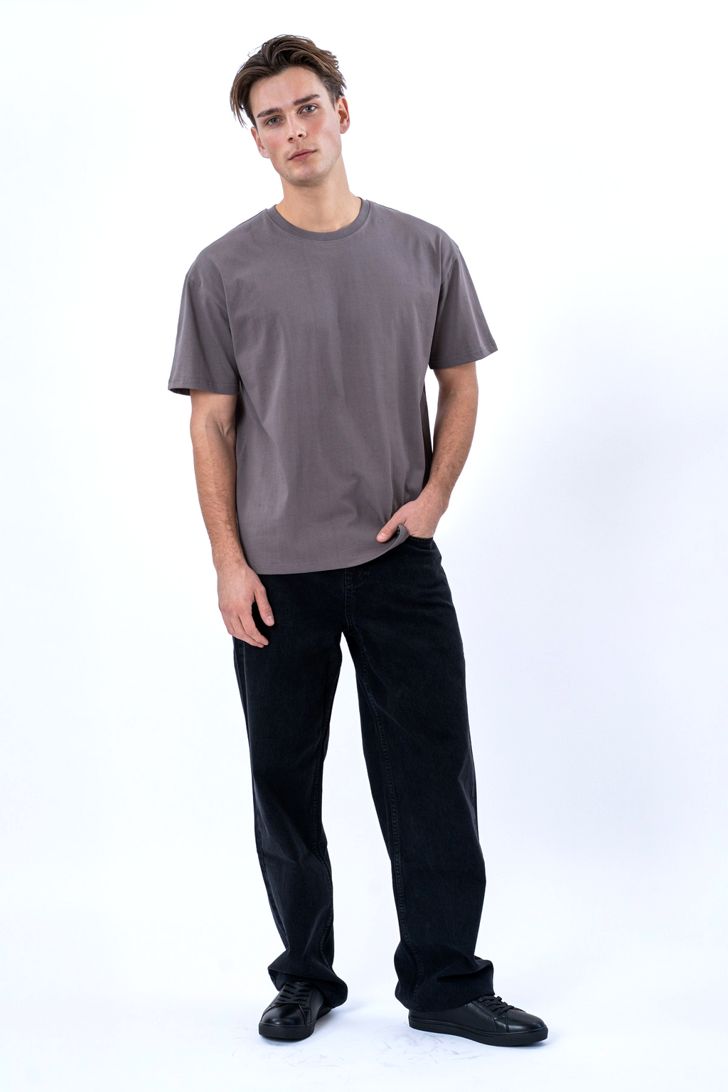 Heavy Boxfit Tee - Dark Grey