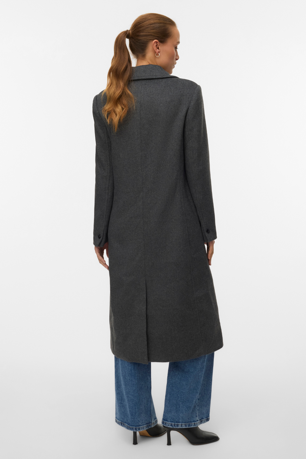 Garner Long Coat - Media medio grigio