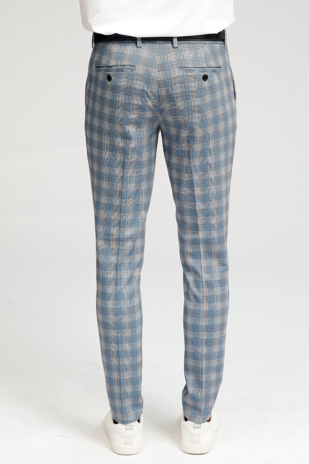 De originale Performance Pants - Blå Ternet (Limited)