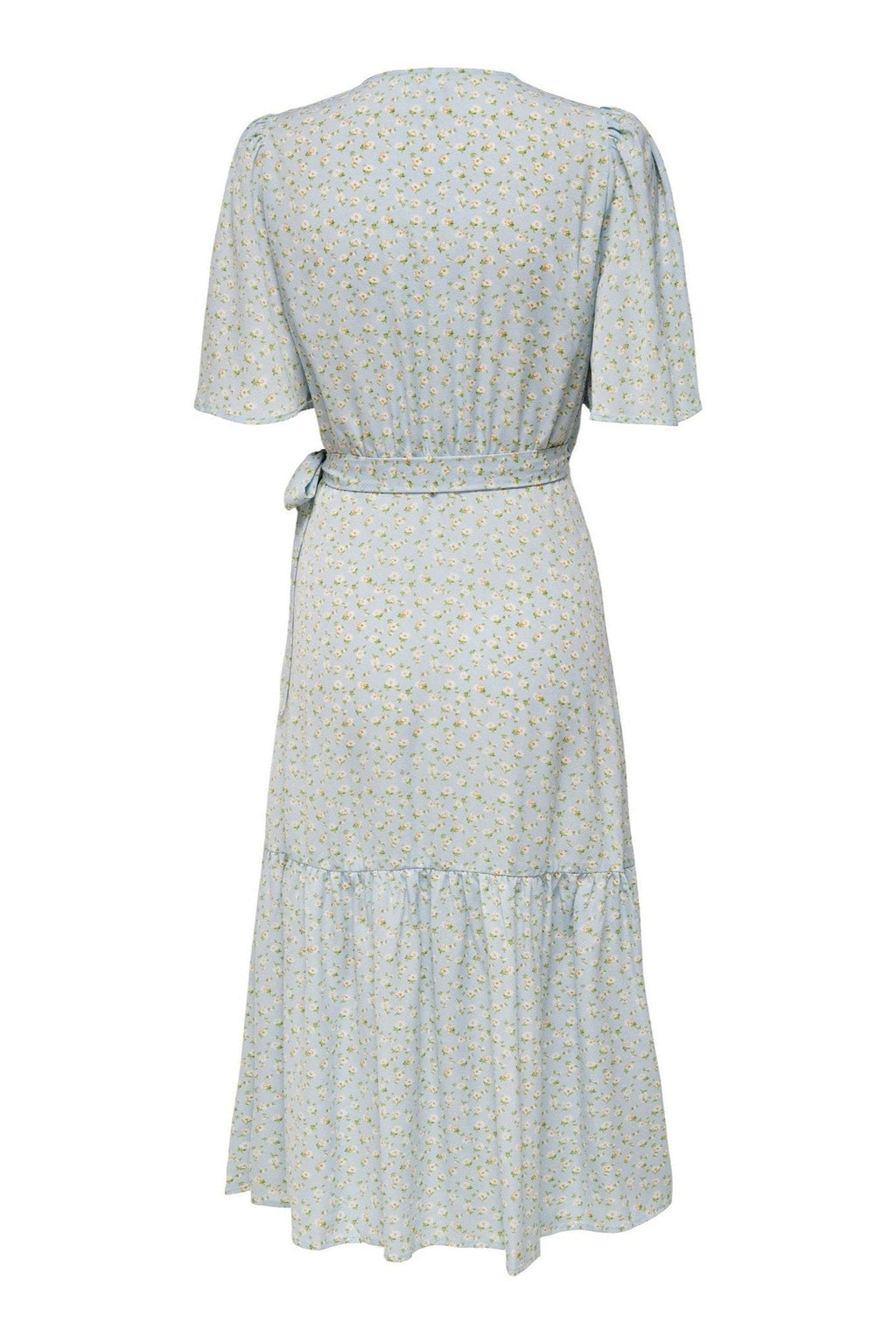 Dina 2/4 abito avvolto - blu