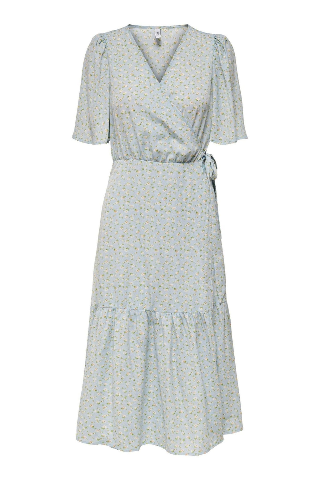 Dina 2/4 abito avvolto - blu