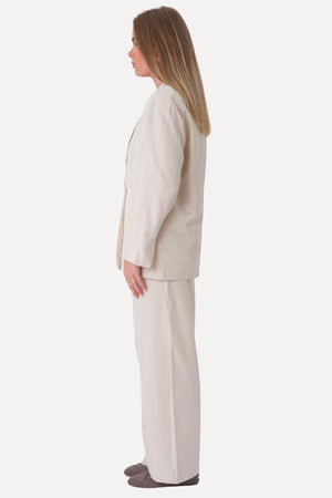 Blazer di grandi dimensioni - beige