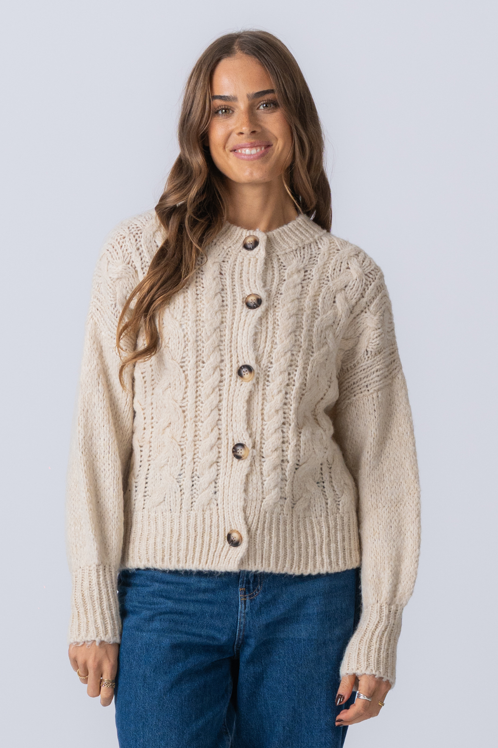 Maglia con bottoni - Bianco