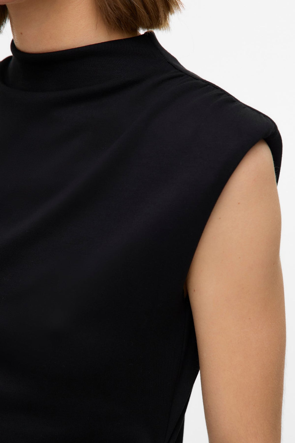 Abito corto Nelli High Neck - Nero