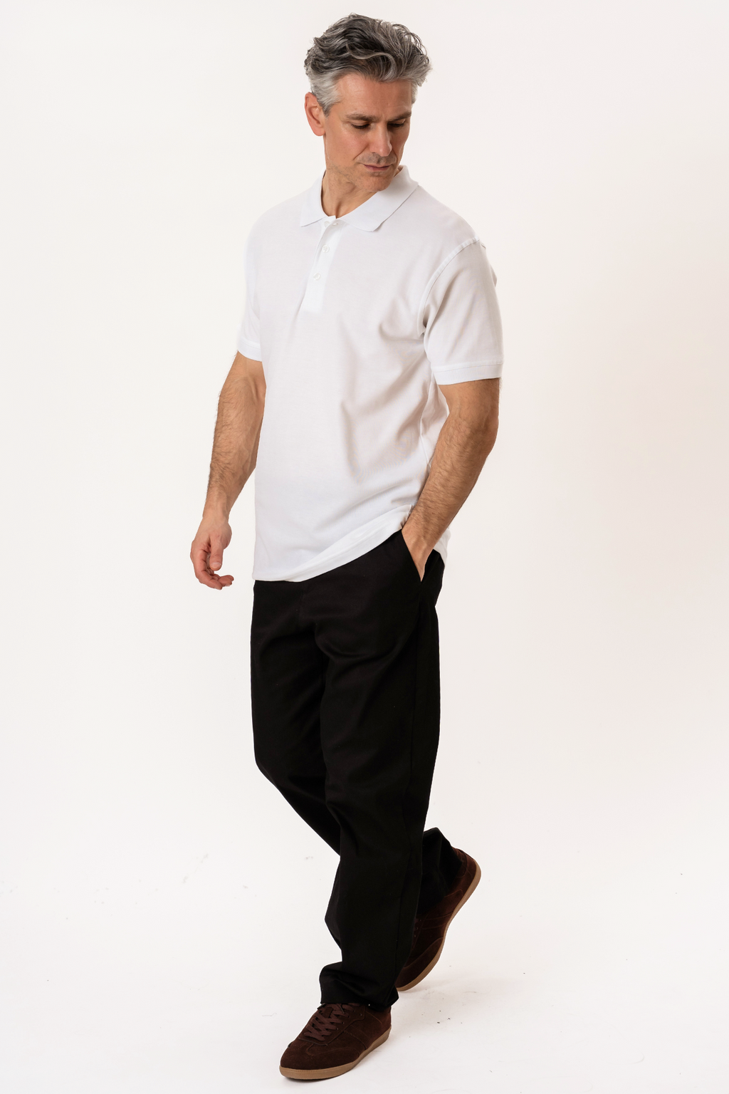 Basic Polo - White