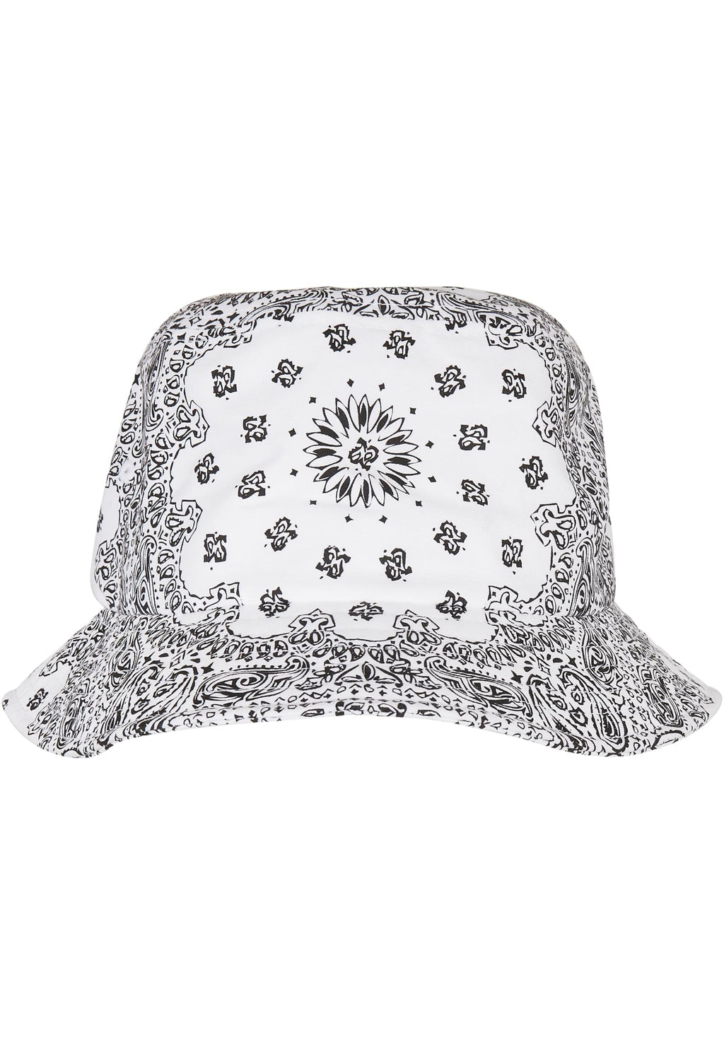 Cappello a secchiello con stampa bandana - Bianco