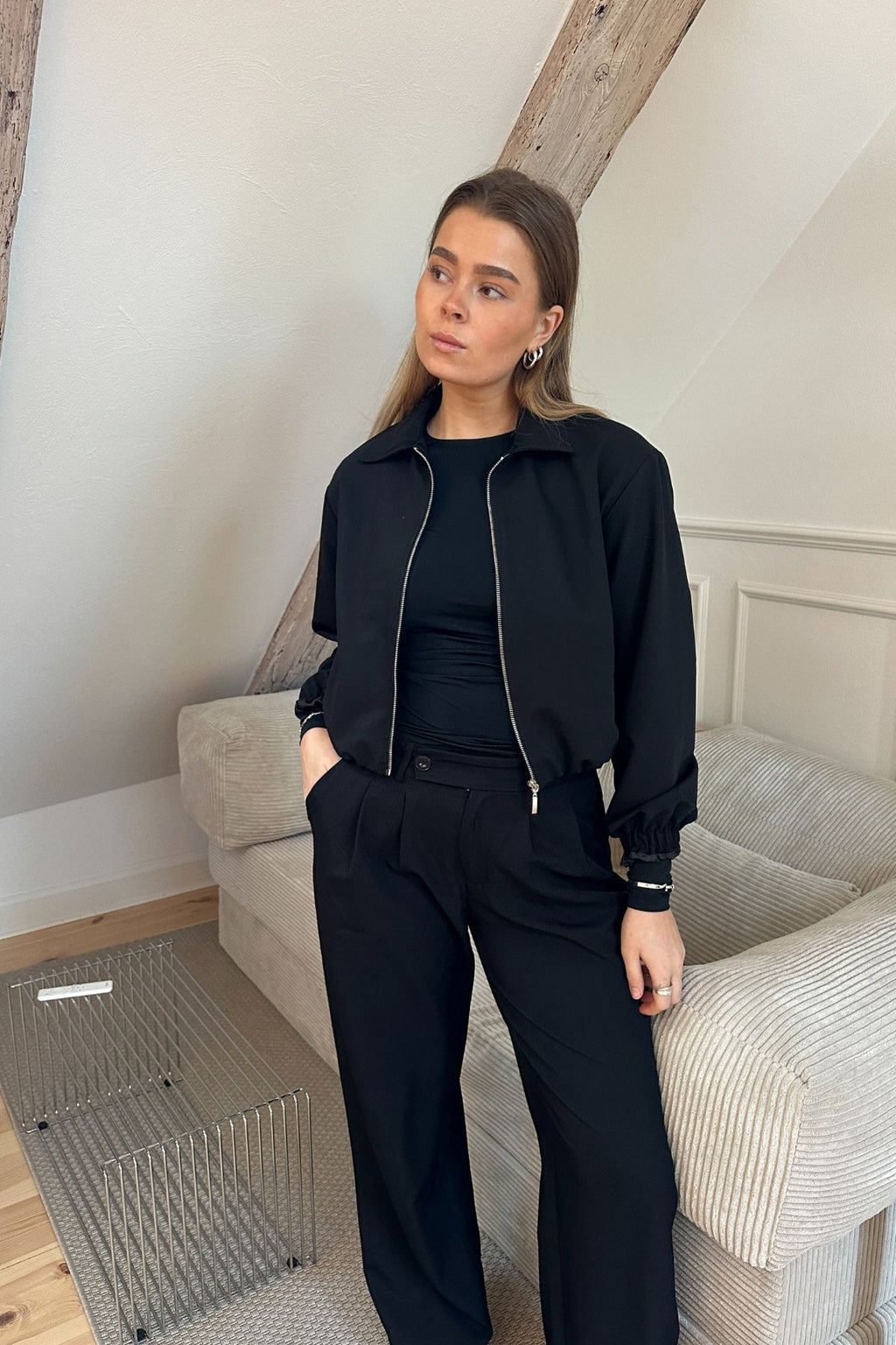 Giacca corta Kylie - Nero