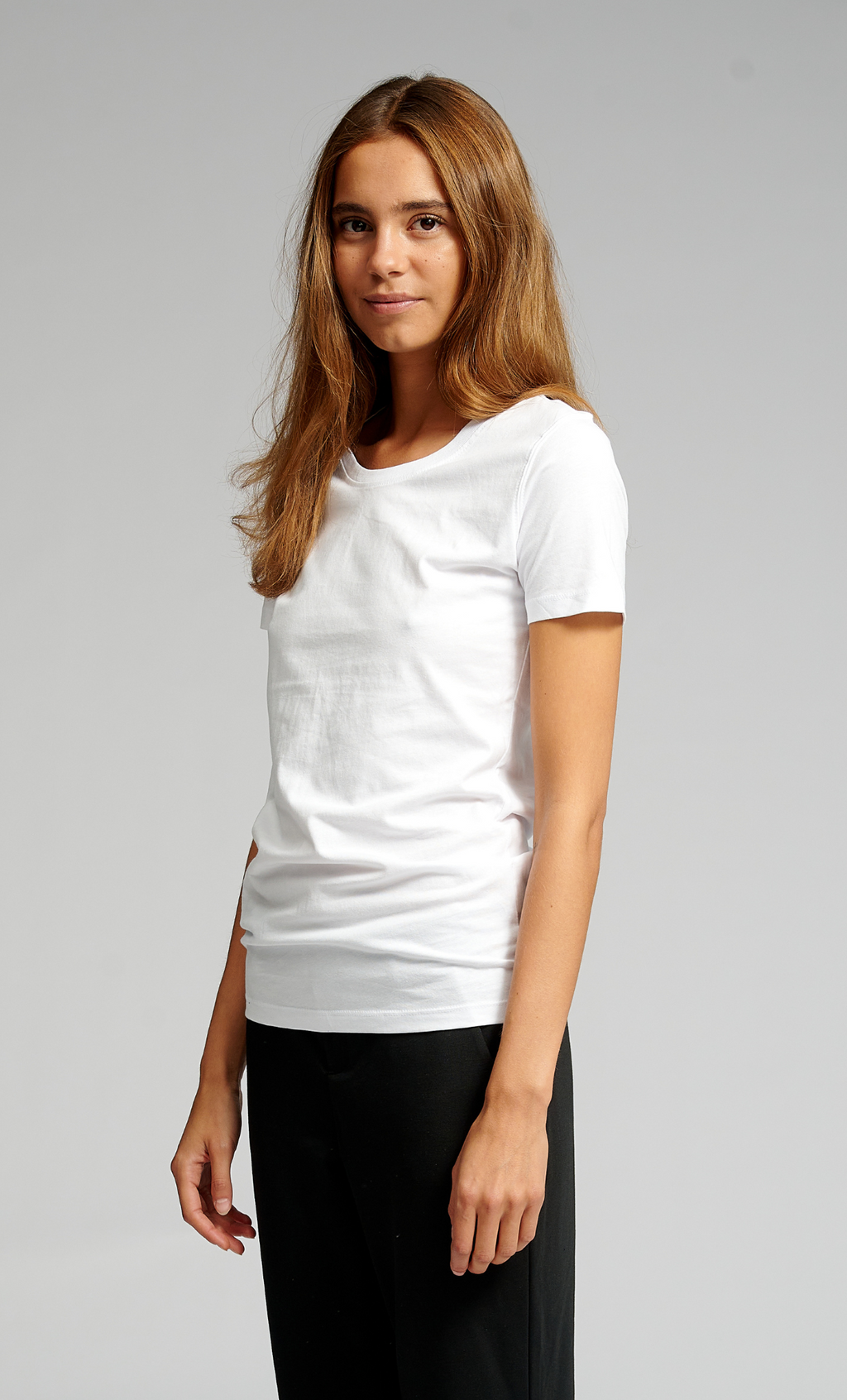 T -shirt aderente - bianco