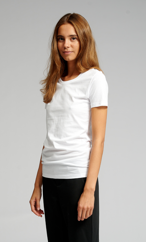 T -shirt aderente - bianco