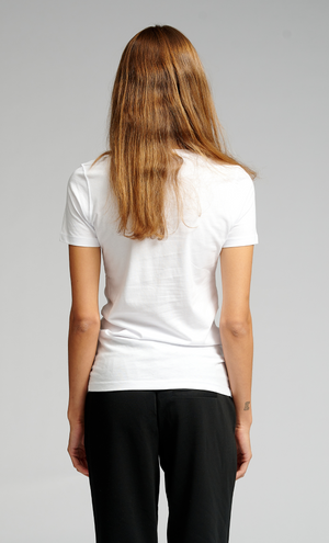 T -shirt aderente - bianco