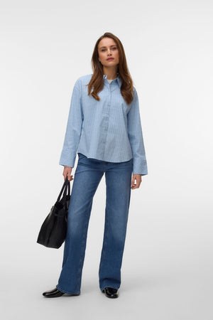 Camicia del lunedì - Cashmere a quadri blu
