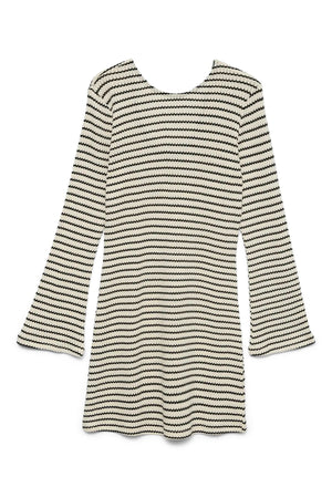 Abito corto Ohia - Betulla-Nero