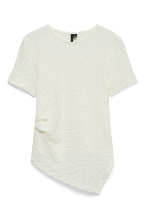 Top asimmetrico con scollo a O Alissia - Biancaneve