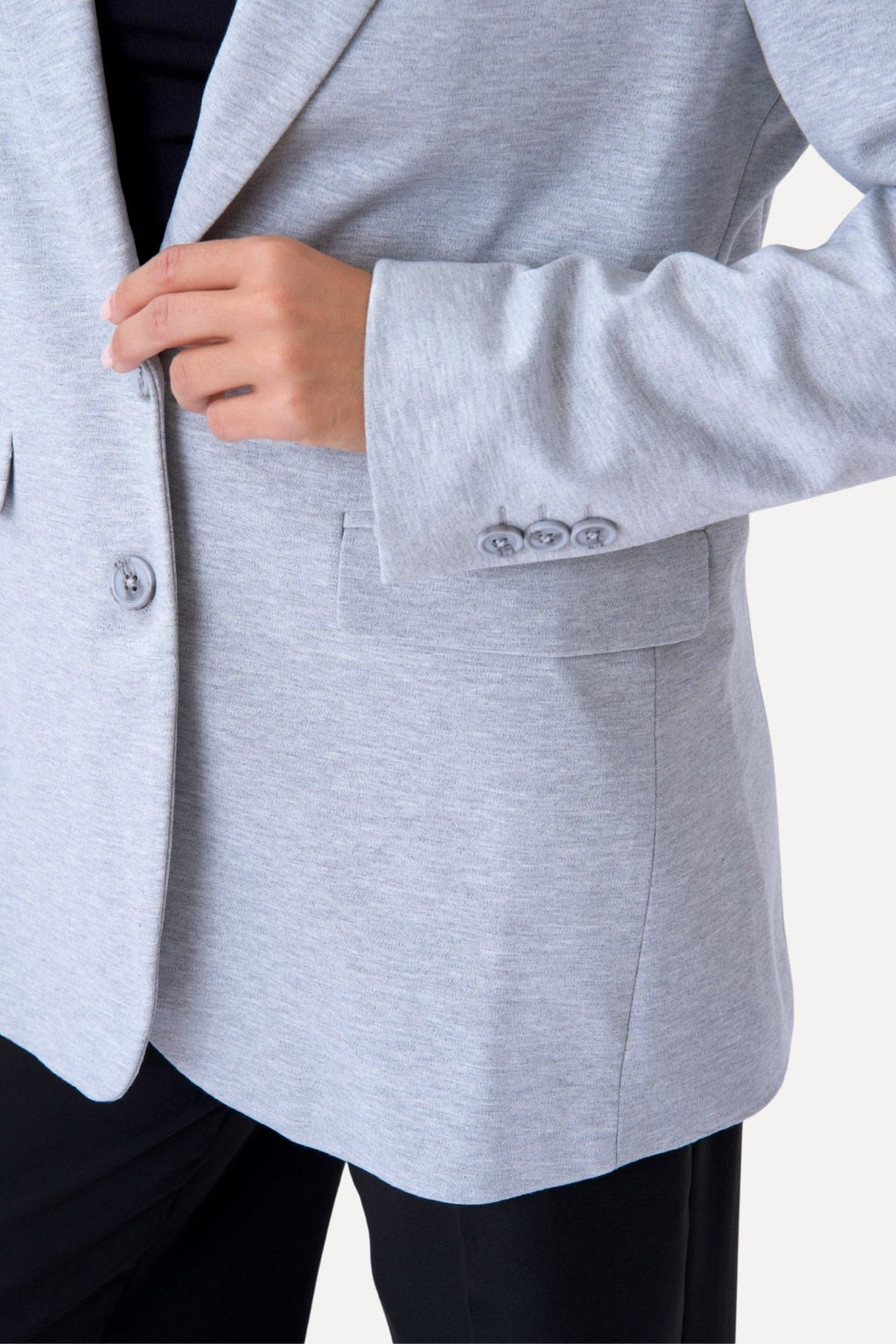 Blazer dalla vestibilità classica - Grigio chiaro