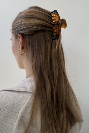 Olivia Hair Clip - Brown