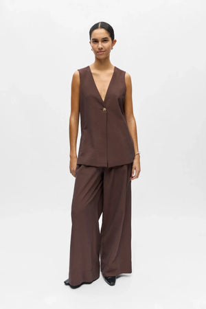 Gilet Isla Yui - Marrone Foca