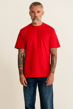 T -shirt di grandi dimensioni - Red della Danimarca