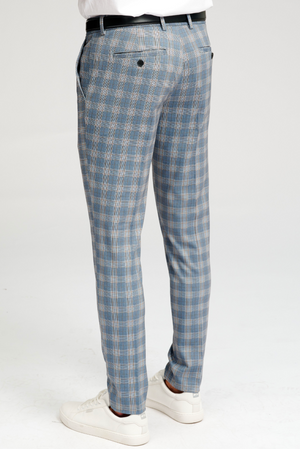 De originale Performance Pants - Blå Ternet (Limited)