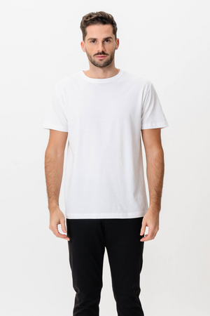 Basic T -shirt di gioia - bianco