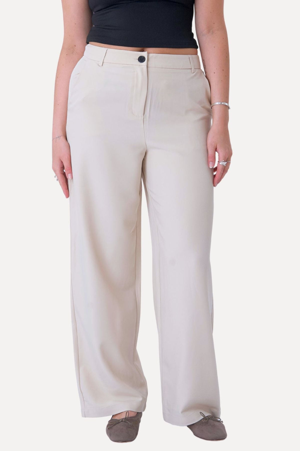 Pantaloni classici - beige