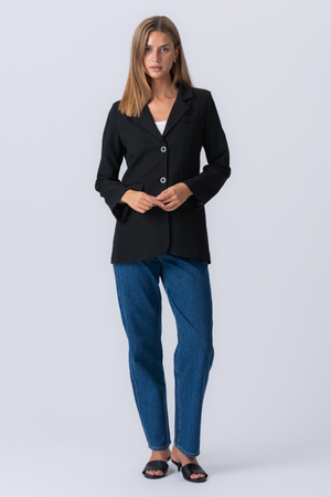 Claire Oversized Blazer - Nero
